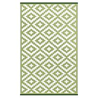 Zeleno-biely obojstranný vonkajší koberec Green Decore Kranda, 120 × 180 cm
