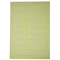 Zelený vysokoodolný koberec Webtappeti Braid, 160 x 230 cm