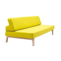 Žltá rozkladacia sedačka Softline Lazy