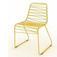 Žltá stolička Magis Flux