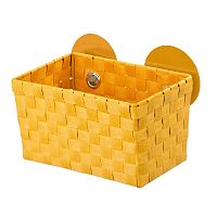 Žltý košík s prísavkami Wenko Fermo