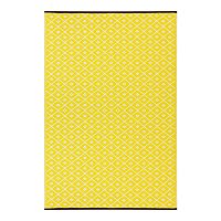 Žltý obojstranný vonkajší koberec Green Decore Arabian Nights, 90 × 150 cm