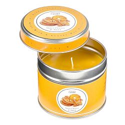 Aromatická sviečka v plechovke s vôňou pomaranča a jantáru Copenhagen Candles, doba horenia 32 hodín