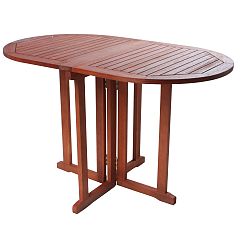Balkónový variabilný stôl z eukalyptového dreva ADDU Baltimore Egg