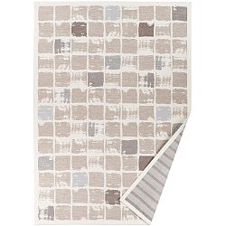 Béžový vzorovaný obojstranný koberec Narma Telise, 70 x 140 cm