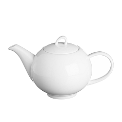 Biela čajová kanvica Price & Kensington Simplicity, 900 ml