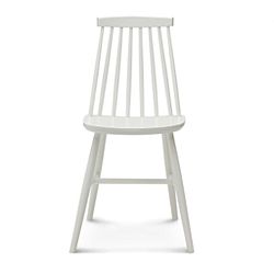 Biela drevená stolička Fameg Age
