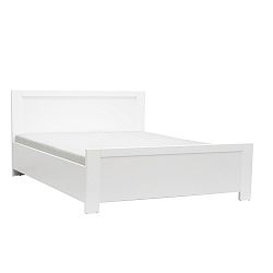 Biela dvojlôžková posteľ Mazzini Beds Sleep, 160 × 200 cm