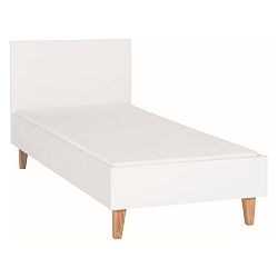 Biela jednolôžková posteľ Vox Concept, 90 x 200 cm
