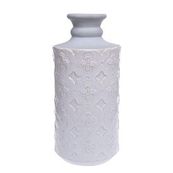 Biela keramická váza Ewax Petals, výška 30 cm