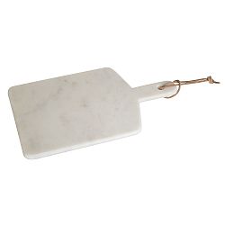 Biela mramorová doštička Premier Housewares, 23 x 38 cm