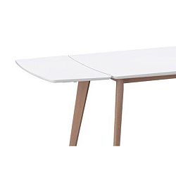 Biela prídavná doska k jedálenskému stolu Folke Griffin, 90 x 45 cm
