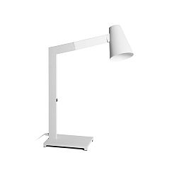 Biela stolová lampa Design Twist Fahy