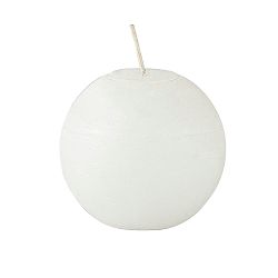 Biela sviečka KJ Collection Ball, ⌀ 8 x 7,5 cm