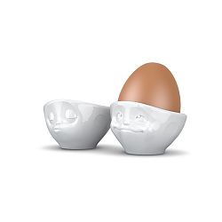 Biele kalíšky na vajíčka 58products Zamilovaný pár