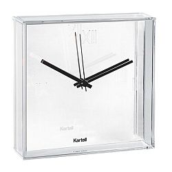 Biele nástenné hodiny Kartell Tic Tac