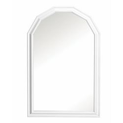 Biele nástenné zrkadlo Folke Nette
