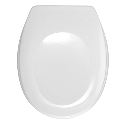 Biele WC sedadlo Wenko Bergamo, 44,4 x 37,3 cm