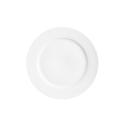 Biely dezertný tanier Price & Kensington Simplicity, Ø 19 cm