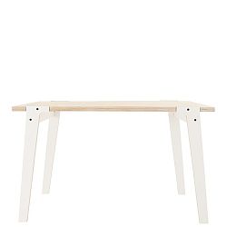 Biely jedálenský/pracovný stôl rform Switch, doska 122 x 63 cm