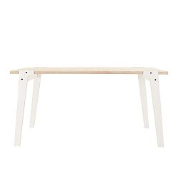 Biely jedálenský/pracovný stôl rform Switch, doska 150 x 75 cm