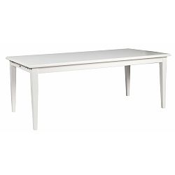 Biely jedálenský stôl Folke Kossa, 200 × 100 cm