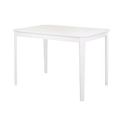 Biely jedálenský stôl Støraa Trento, 76 x 110 cm