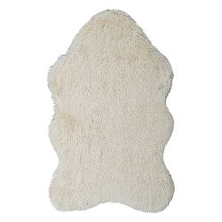 Biely kožušinkový koberec Floorist Soft Bear, 70 × 105 cm