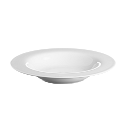 Biely polievkový tanier Price & Kensington Simplicity, Ø 21,5 cm