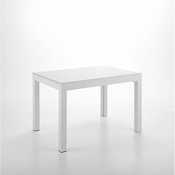 Biely rozkladací jedálenský stôl Design Twist Jeddah