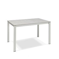 Biely rozkladací jedálenský stôl Design Twist Jian
