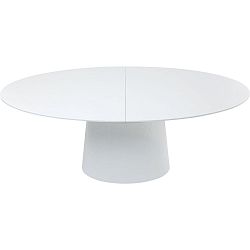 Biely rozkladací jedálenský stôl Kare Design Benvenuto, 200 x 110 cm