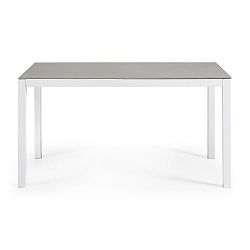 Biely stôl La Forma Bogen, 140 x 90 cm