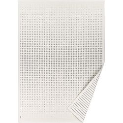 Biely vzorovaný obojstranný koberec Narma Helme, 140 x 200 cm