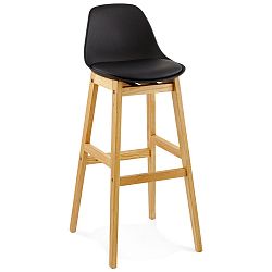 Čierna barová stolička Kokoon Design Elody