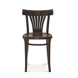 Čierna drevená stolička Fameg Mathias