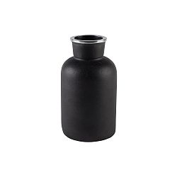 Čierna hliníková váza zuiver Farma, výška 20 cm