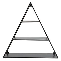 Čierna polica v tvare trojuholníka Villa Collection