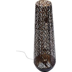 Čierna stojacia lampa Kare Design Flame, výška 76 cm