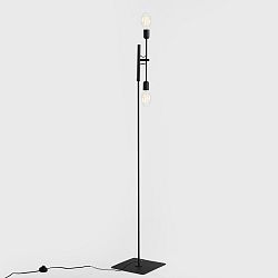 Čierna stojacia lampa pre 2 žiarovky Custom Form Twigo