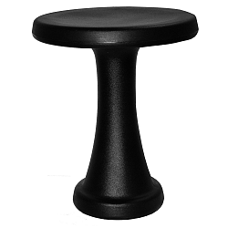 Čierna stolička OneLeg, 32 cm