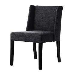 Čierna stolička s čiernymi nohami Ted Lapidus Maison Zeste
