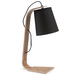 Čierna stolová lampa La Forma Percy
