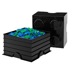 Čierna úložná kocka LEGO®