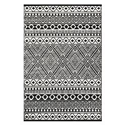 Čierno-biely obojstranný vonkajší koberec Green Decore Hanna, 120 × 180 cm