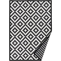 Čierno-biely vzorovaný obojstranný koberec Narma Viki, 140 x 200 cm