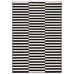 Čierno-krémový koberec Hanse Home Gloria Panel, 160 x 230 cm