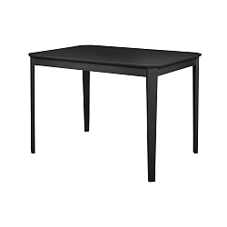 Čierny jedálenský stôl Støraa Trento, 76 x 110 cm