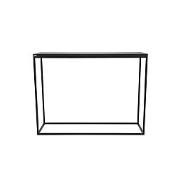 Čierny konzolový stolík Take Me HOME Aren, 100 × 30 cm