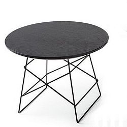 Čierny odkladací stôl Innovation Grid, 35 cm
